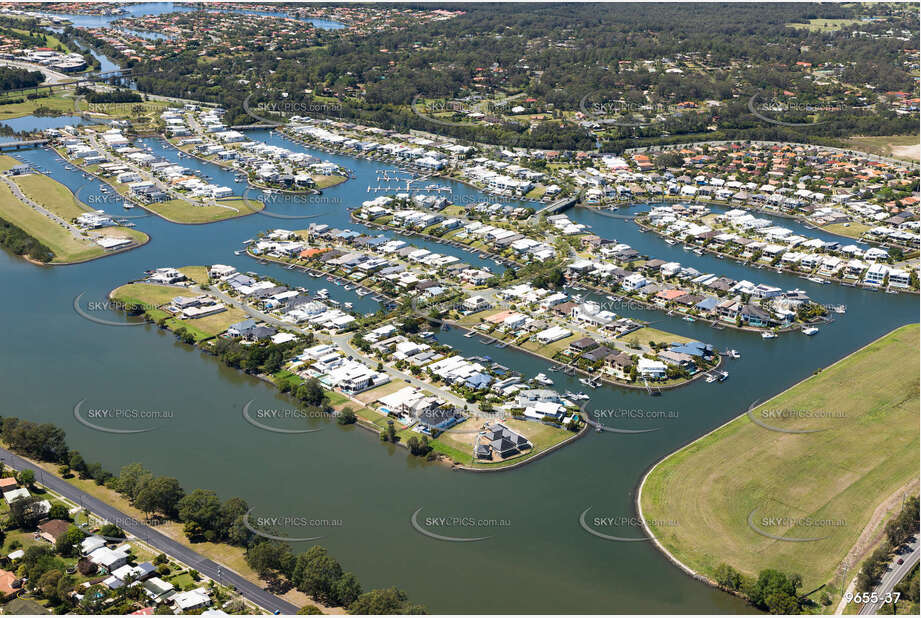 Aerial Photo River Links Helensvale QLD Aerial Photography