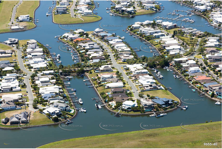 Aerial Photo River Links Helensvale QLD Aerial Photography