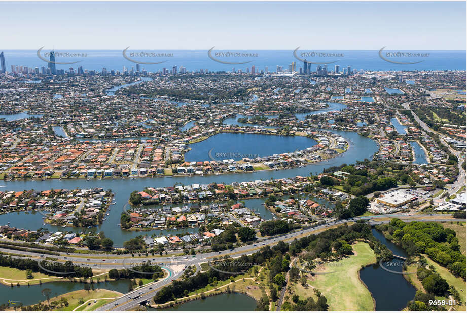 Aerial Photo Carrara QLD Aerial Photography