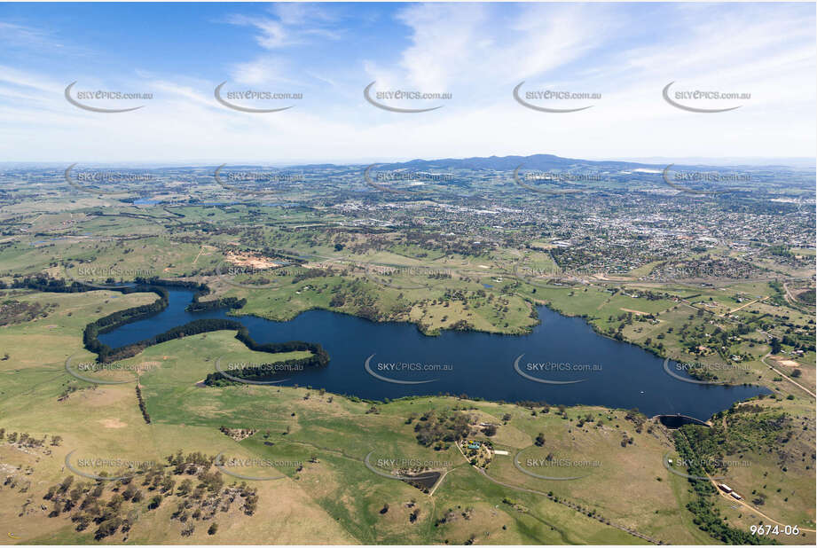 Aerial Photo Suma Park Reservoir NSW Aerial Photography
