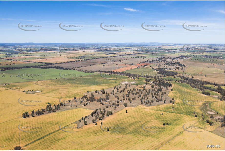 Farming land at Peak Hill NSW Aerial Photography