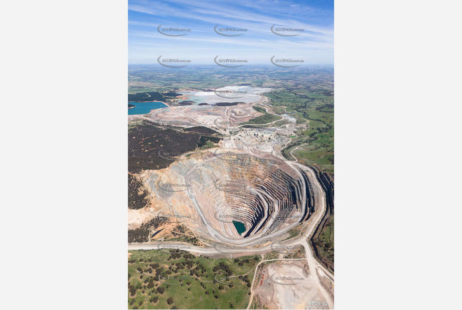 Aerial Photo Cadia Valley Gold Mine NSW Aerial Photography