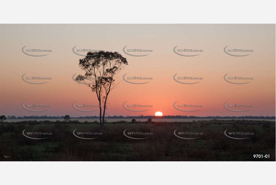 Newell Highway Sunrise Aerial Photography
