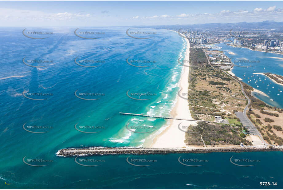 Aerial Photo The Spit QLD Aerial Photography