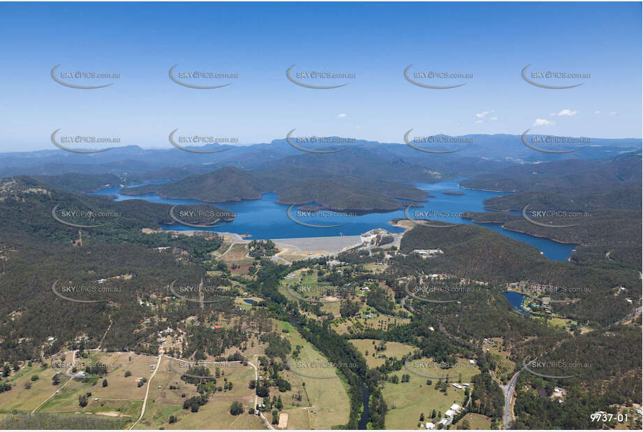 Aerial Photo Hinze Dam Advancetown QLD Aerial Photography