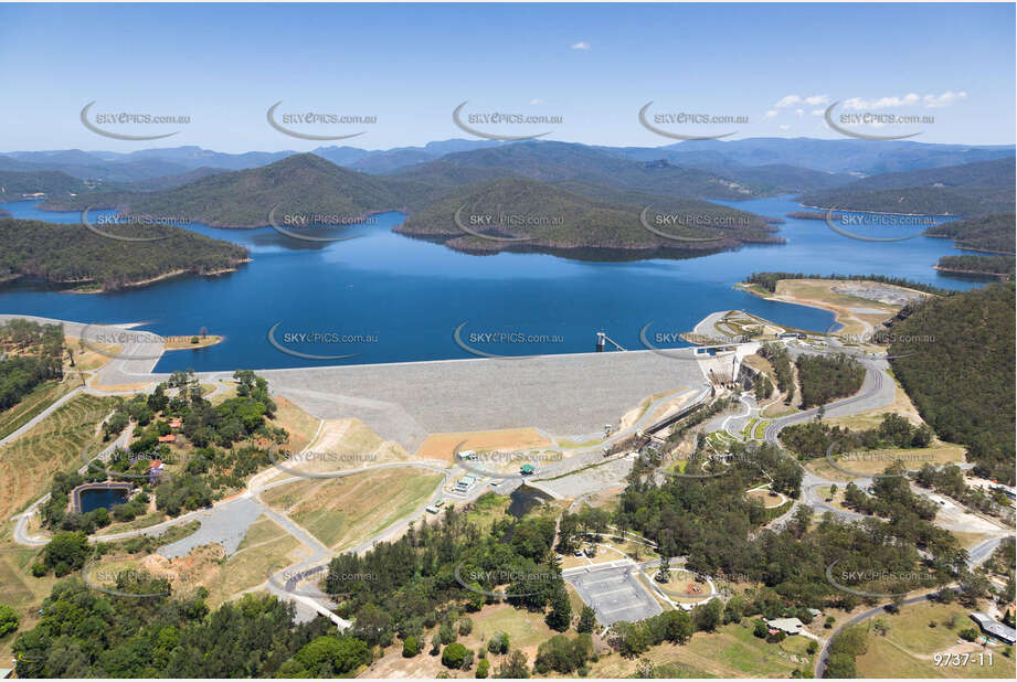 Aerial Photo Hinze Dam Advancetown QLD Aerial Photography