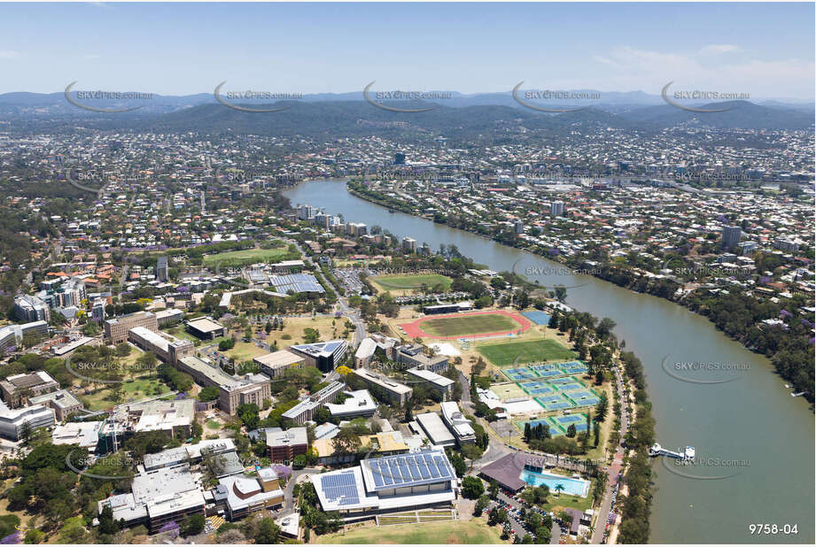 Aerial Photo The University of Queensland St Lucia QLD Aerial Photography