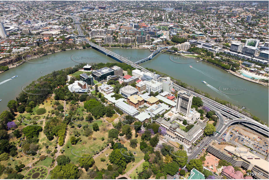 Aerial Photo Brisbane CBD QLD Aerial Photography