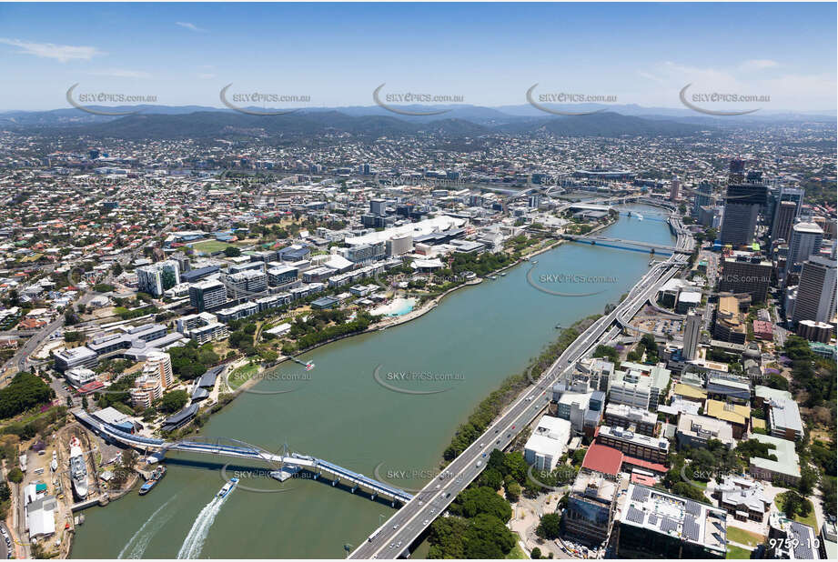 Aerial Photo Brisbane CBD QLD Aerial Photography