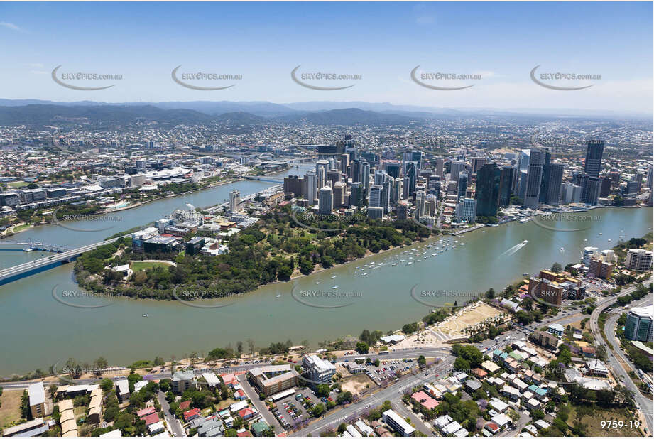 Aerial Photo Brisbane CBD QLD Aerial Photography
