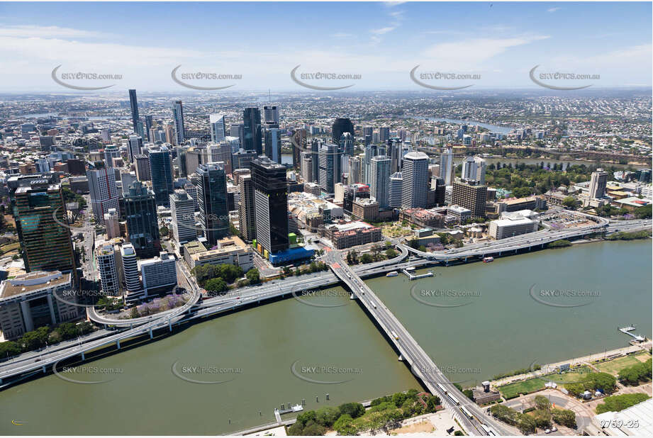 Aerial Photo Brisbane CBD QLD Aerial Photography