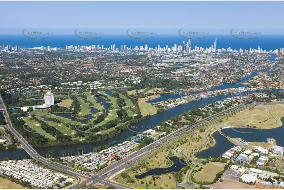 Aerial Photo Carrara QLD Aerial Photography