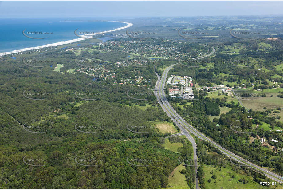 Aerial Photo Ocean Shores NSW Aerial Photography