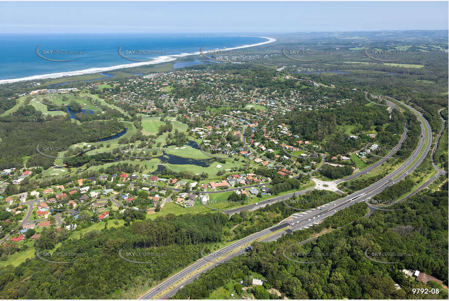 Aerial Photo Ocean Shores NSW Aerial Photography