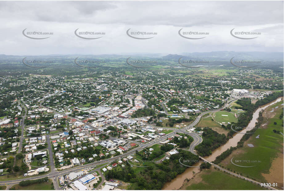 A post flood aerial photo of Gympie QLD Aerial Photography