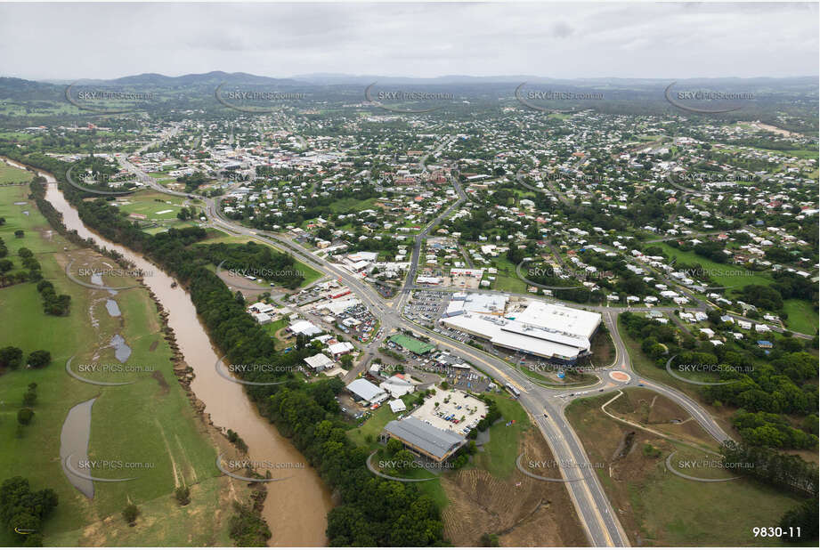 A post flood aerial photo of Gympie QLD Aerial Photography