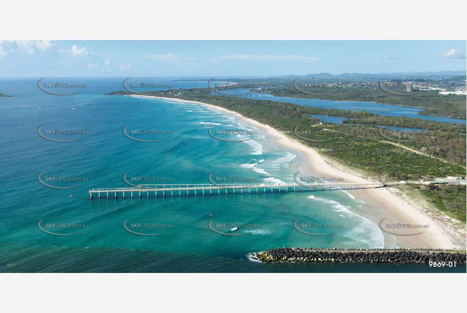 Aerial Photo Letitia Spit Fingal Head NSW Aerial Photography