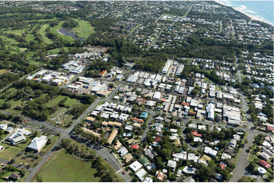 Aerial Photo Moffat Beach QLD Aerial Photography