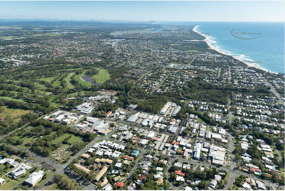 Aerial Photo Moffat Beach QLD Aerial Photography
