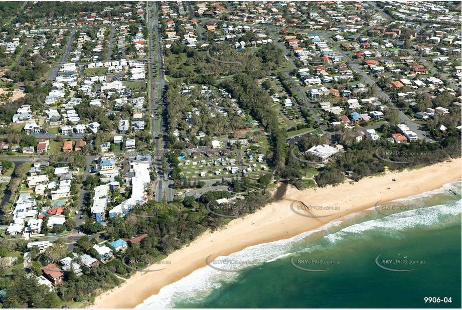 Aerial Photo Dicky Beach QLD Aerial Photography