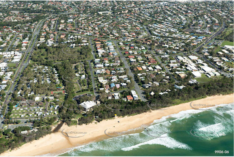 Aerial Photo Dicky Beach QLD Aerial Photography