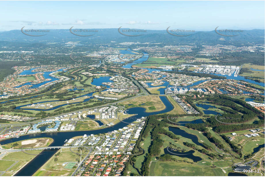 Aerial Photo Hope Island QLD Aerial Photography