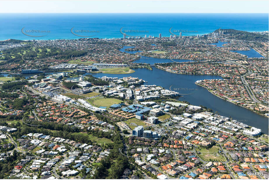 Aerial Photo Varsity Lakes QLD Aerial Photography