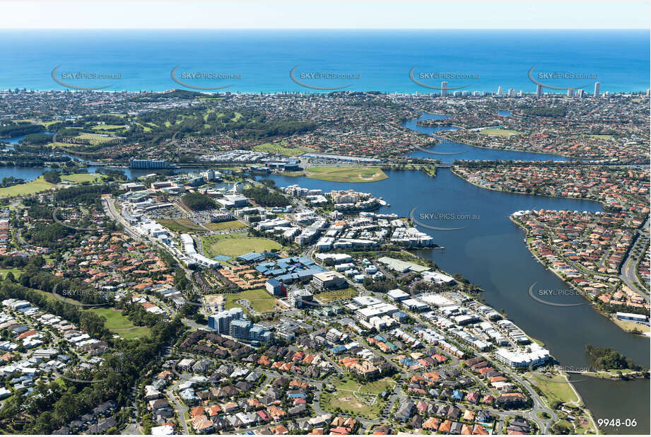 Aerial Photo Varsity Lakes QLD Aerial Photography